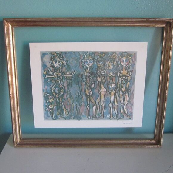 Rene Portocarrero - Cuban Artist - Framed Print main image 0
